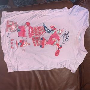 Girls print tee